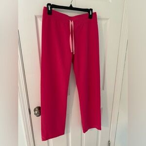 Figs XS Hot Pink Livingston Basic Scrub Pants (tall - w/ alterations)